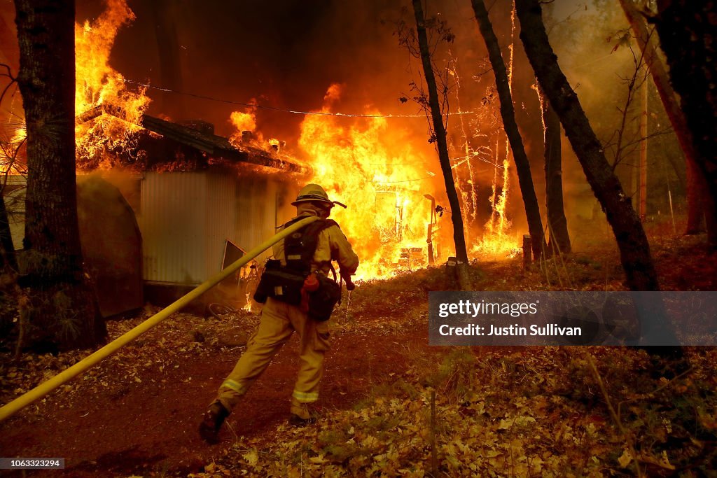 Rapidly-Spreading Wildfire In California's Butte County Prompts Evacuations