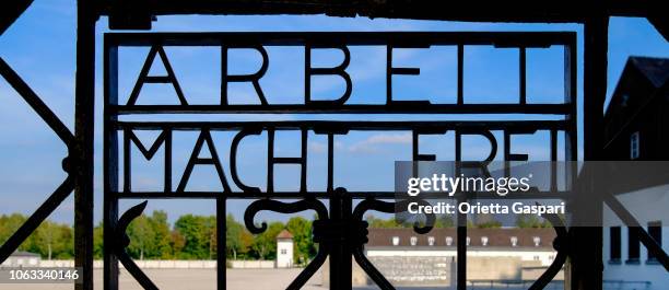 dachau concentration camp (bavaria, germany) - concentration camp photos stock pictures, royalty-free photos & images