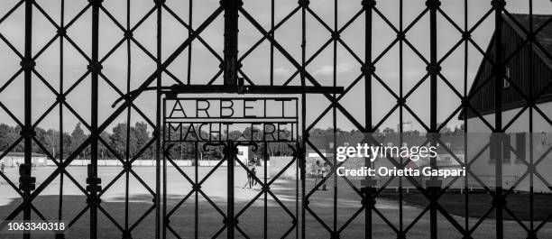 dachau concentration camp (bavaria, germany) - third reich stock pictures, royalty-free photos & images