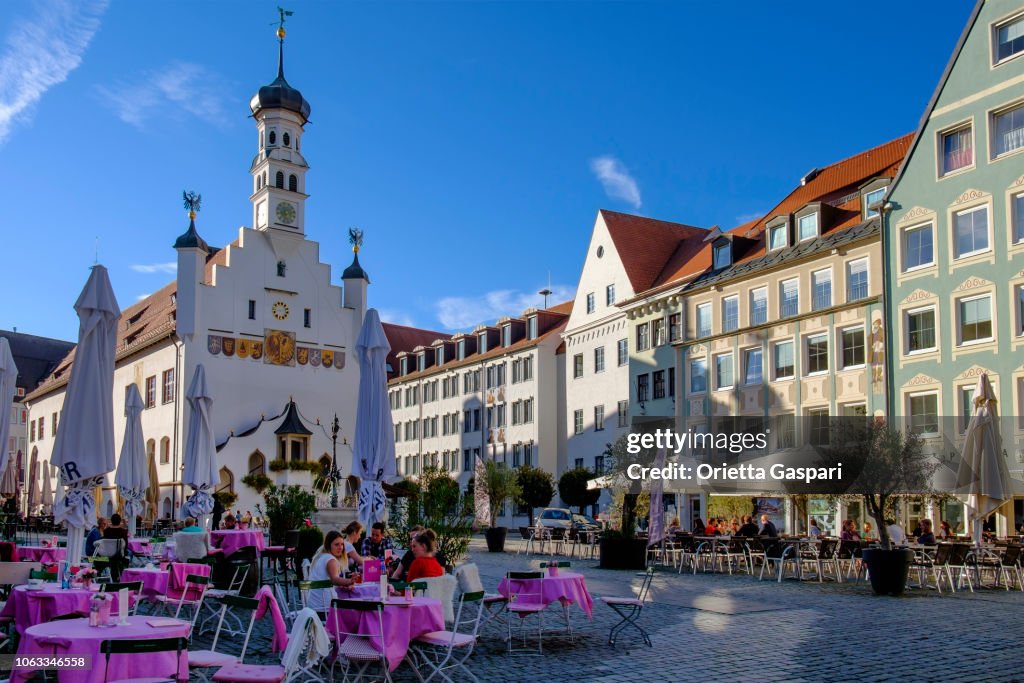 Kempten, Town Hall & Market Square (Bavaria, Germany)