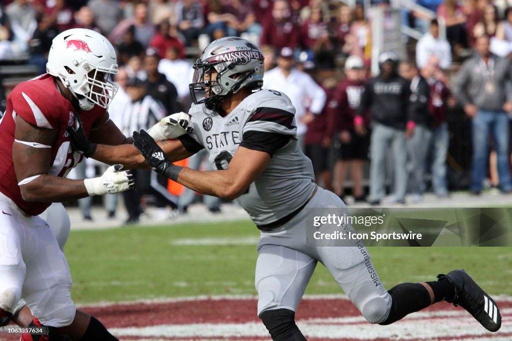 COLLEGE FOOTBALL: NOV 17 Arkansas at Mississippi State