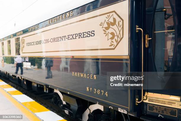 orient express train in istanbul - orient express stock pictures, royalty-free photos & images