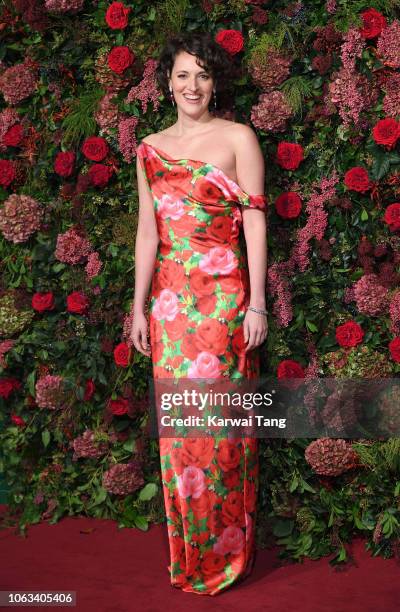 Phoebe Waller-Bridge attends the Evening Standard Theatre Awards 2018 at Theatre Royal Drury Lane on November 18, 2018 in London, England.