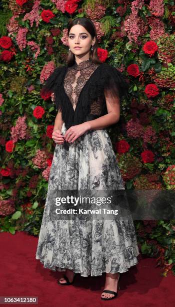 Jenna Coleman attends the Evening Standard Theatre Awards 2018 at Theatre Royal Drury Lane on November 18, 2018 in London, England.