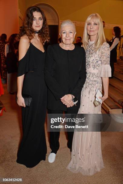 Daisy Bevan, Vanessa Redgrave and Joely Richardson attend The 64th Evening Standard Theatre Awards at the Theatre Royal, Drury Lane, on November 18,...