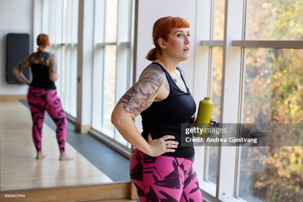 Woman at the gym