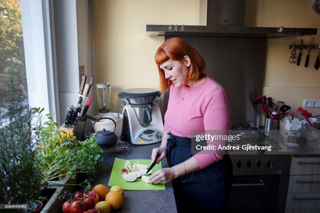 Woman in the kitchen