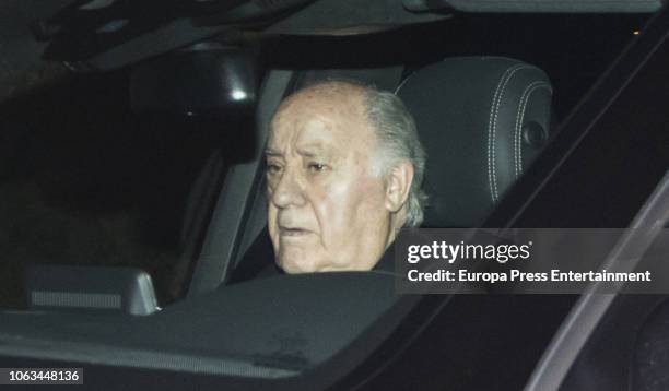 Amancio Ortega attend the Marta Ortega and Carlos Torretta's wedding party at Casas Novas Horse Club on November 17, 2018 in Arteixo, Spain.