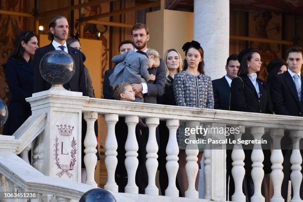 Tatiana Casiraghi,Andrea Casiraghi, Sacha Casiraghi,Pierre Casiraghi with his son Stefano Casiraghi,Princess Alexandra of Hanover,Pauline Ducruet and...