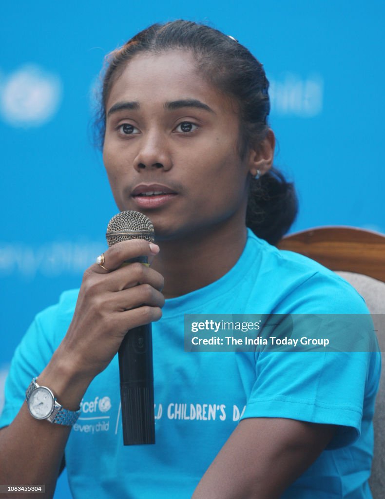 Hima Das the Youth Ambassador of UNICEF India