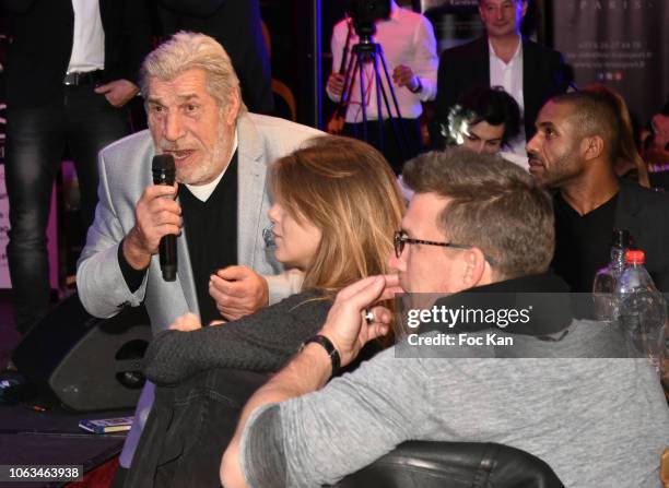 Jean Pierre Castaldi, Aurore Aleman Castaldi and TV presenter Benjamin Castaldi attend 'Miss Beaute Nationale 2019' Election Ceremony and Citestars...