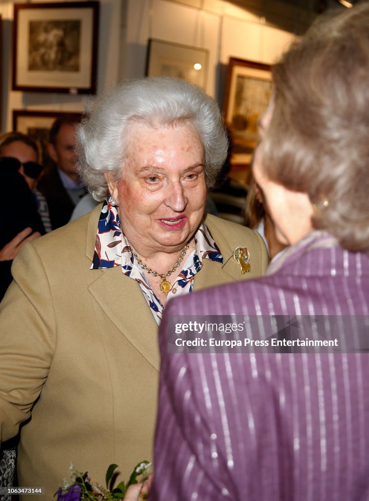 Queen Sofia Visits Rastrillo Nuevo Futuro
