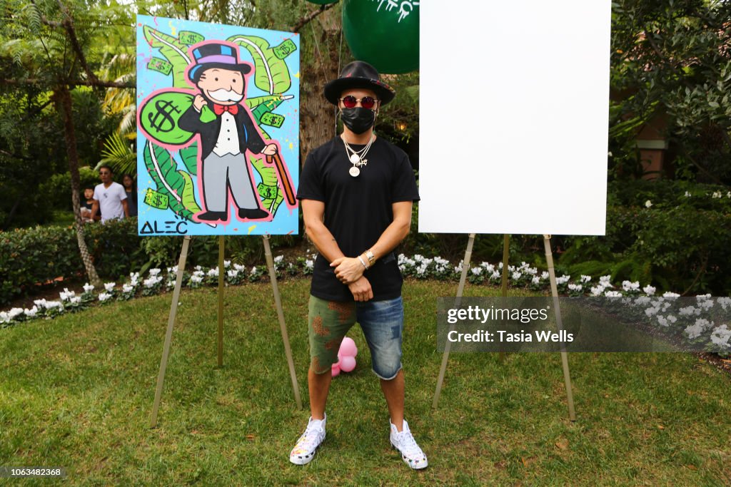 Alec Monopoly Hosts Children’s Painting Fundraiser At Beverly Hills Hotel