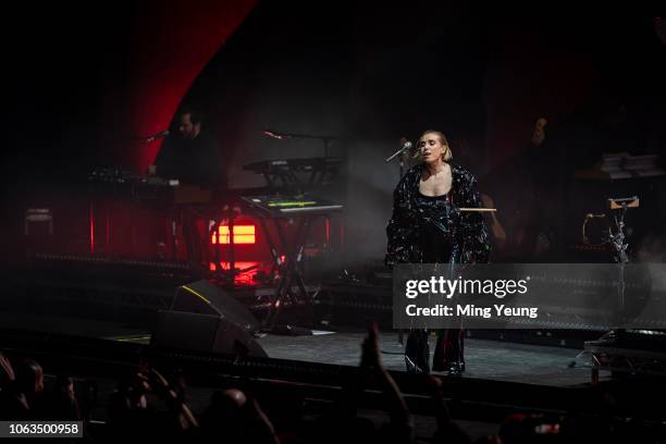 Lykke Li performs at the O2 Academy Brixton on November 4, 2018 in London, England.