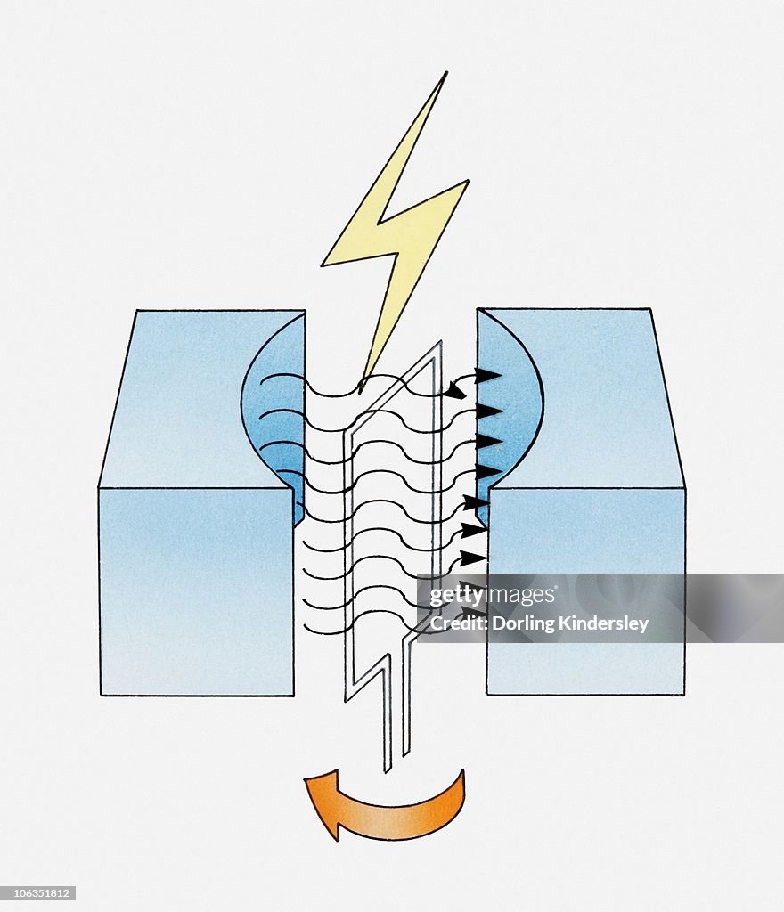 Generator In Cone Cross Section Illustration Of Simple Generator High-Res Vector Graphic ...