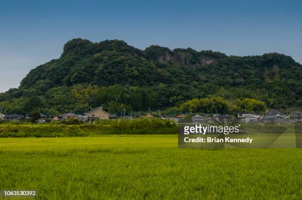 rock hill near kirishima - 鹿児島 ストックフォトと画像