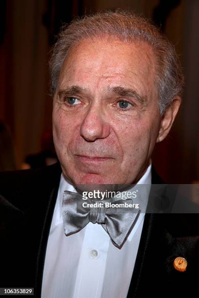 Roger Hertog, chairman of the Manhattan Institute and former chairman of Alliance Bernstein Holding LP, attends the New York Historical Society's...