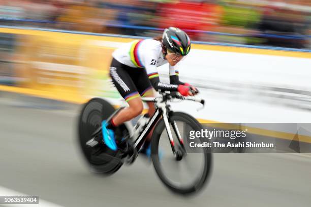 Cyclist competes during the 6th Tour de France Saitama Criterium 2018 on November 4, 2018 in Saitama, Japan.