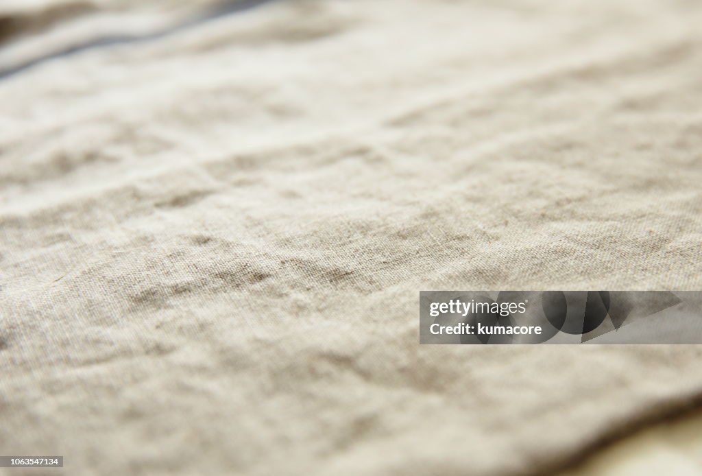 Linen cloth,close up