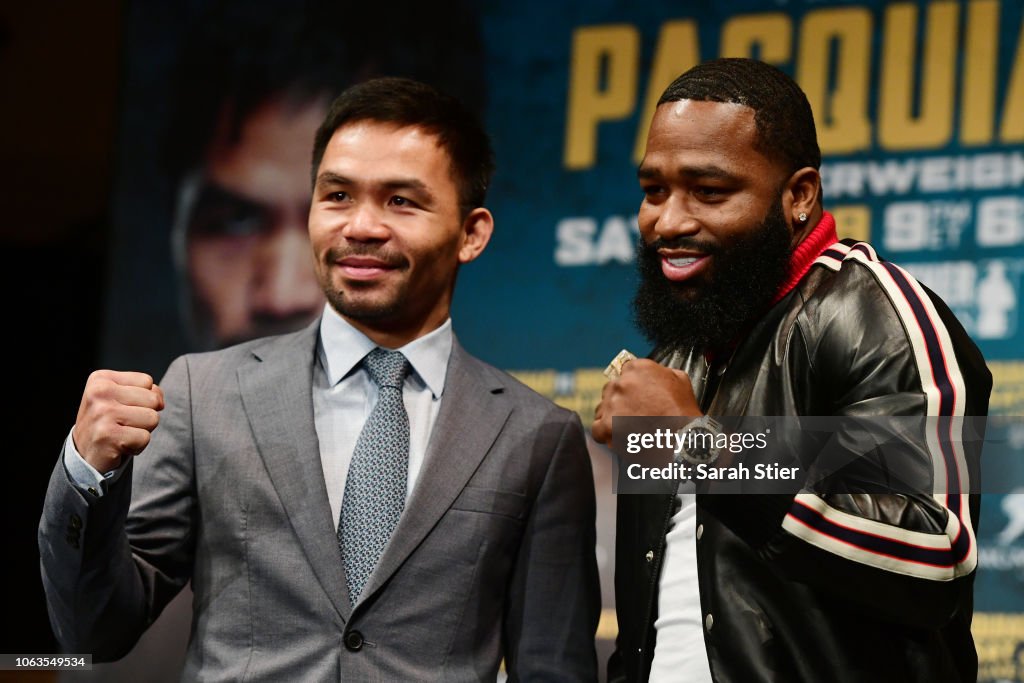 Manny Pacquiao v Adrien Broner - Press Tour