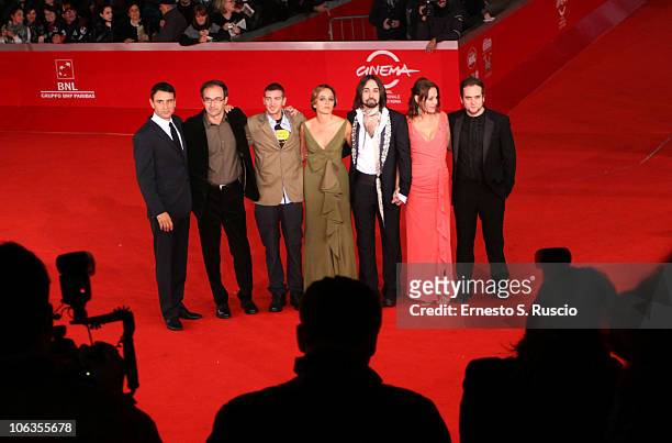 Actor Vincenzo Amato, director Valerio Jalongo, actor Fulvio Forti, actress Valeria Golino, Francesco Sarcina, actress Antonella Ponziani and...