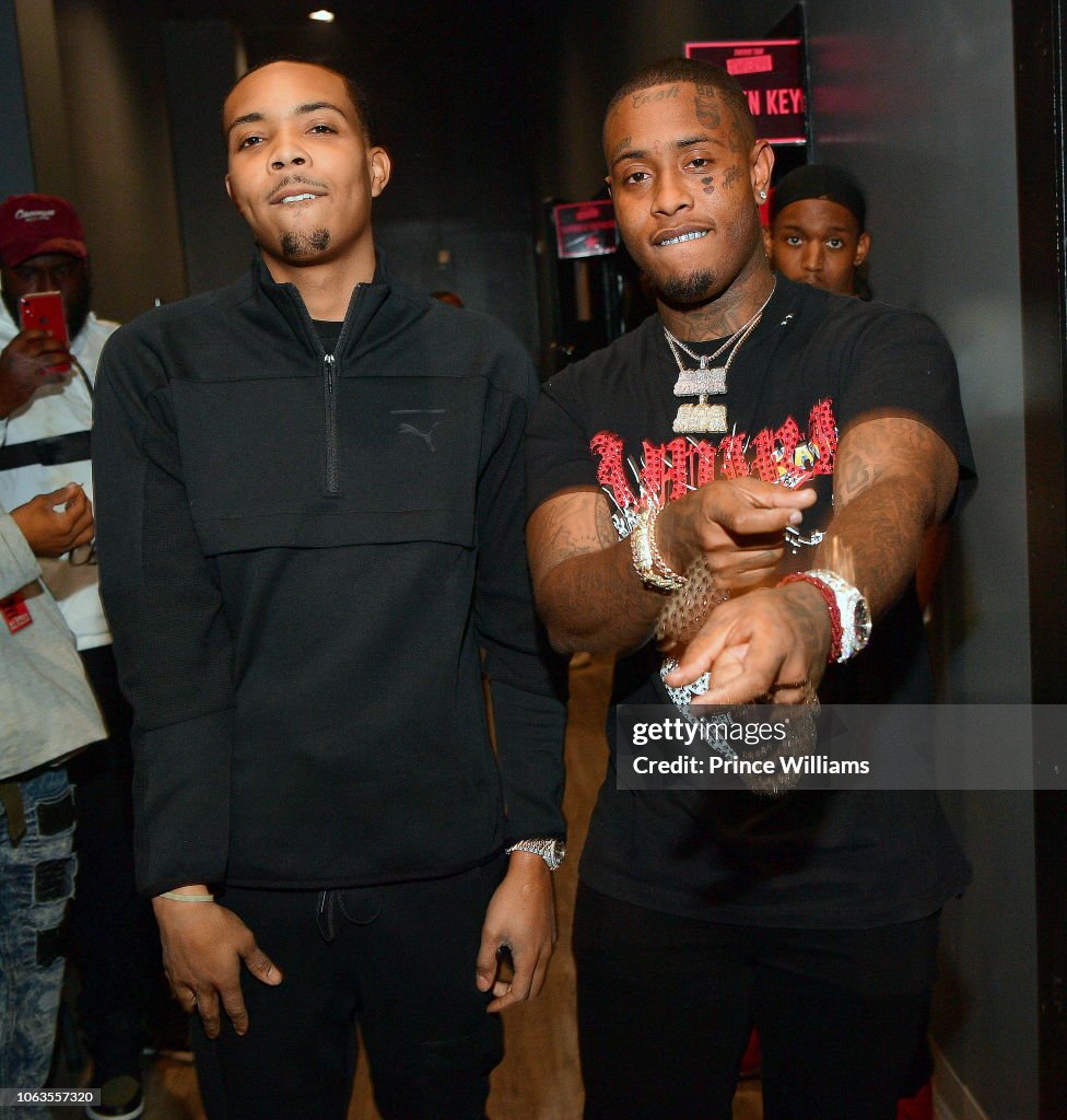 Swervo G Herbo and Southside attend Swervo Tour G Herbo at The Masquerade on ...