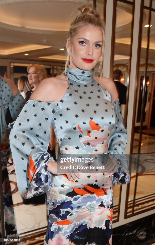 Lady Kitty Spencer attends the Walpole British Luxury Awards 2018 at