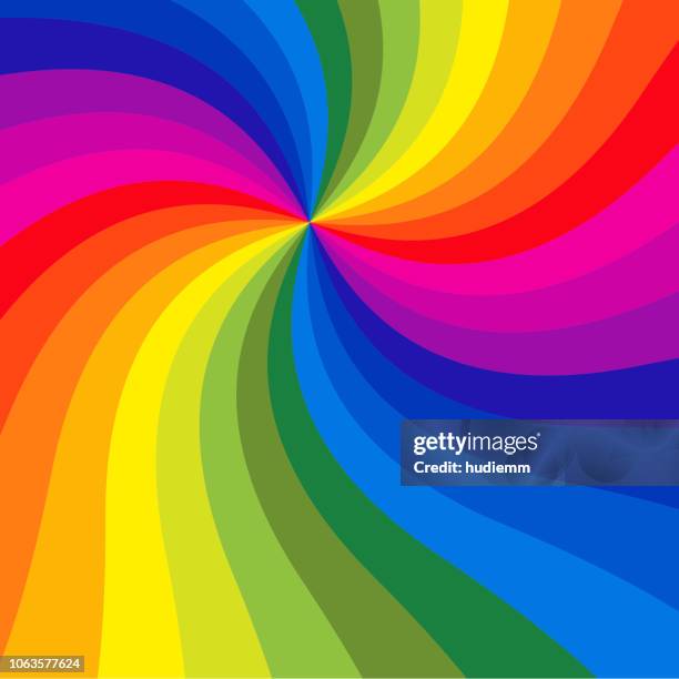 向量漩渦樣式背景 - rainbow 幅插畫檔、美工圖案、卡通及圖標
