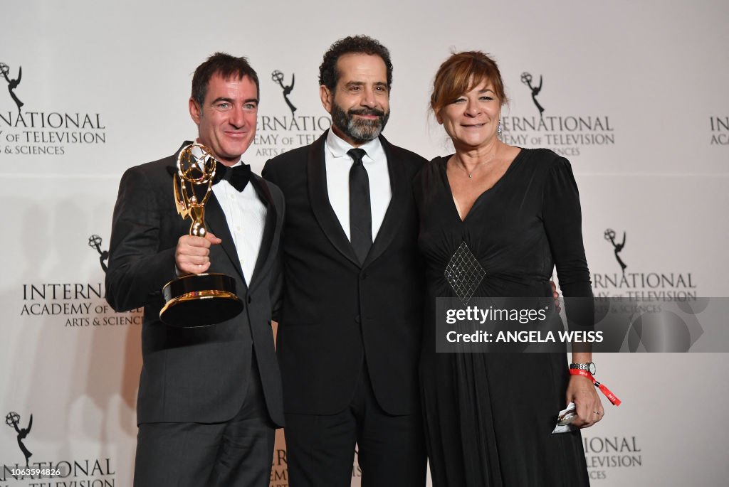 US-ENTERTAINMENT-TELEVISION-INTERNATIONAL-EMMY-AWARDS