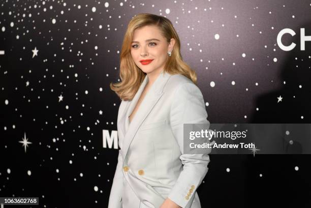 Chloe Grace Moretz attends The Museum Of Modern Art Film Benefit Presented By CHANEL: A Tribute To Martin Scorsese on November 19, 2018 in New York...