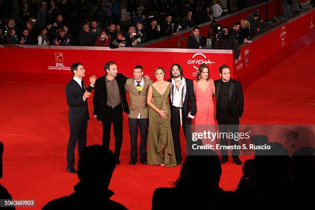 Actor Vincenzo Amato, director Valerio Jalongo, actor Fulvio Forti, actress Valeria Golino, Francesco Sarcina, actress Antonella Ponziani and...