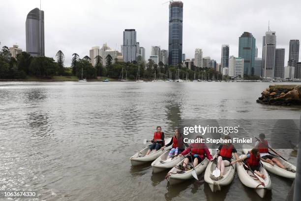 riverlife kayaking - kayaking australia stock pictures, royalty-free photos & images