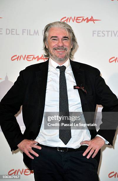 Filmmaker Ricky Tognazzi attends the "Il Padre E Lo Straniero" photocall during The 5th International Rome Film Festival at Auditorium Parco Della...