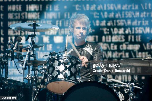 Dom Howard of Muse performs during the first day of Voodoo Experience 2010 at City Park on October 29, 2010 in New Orleans, Louisiana.