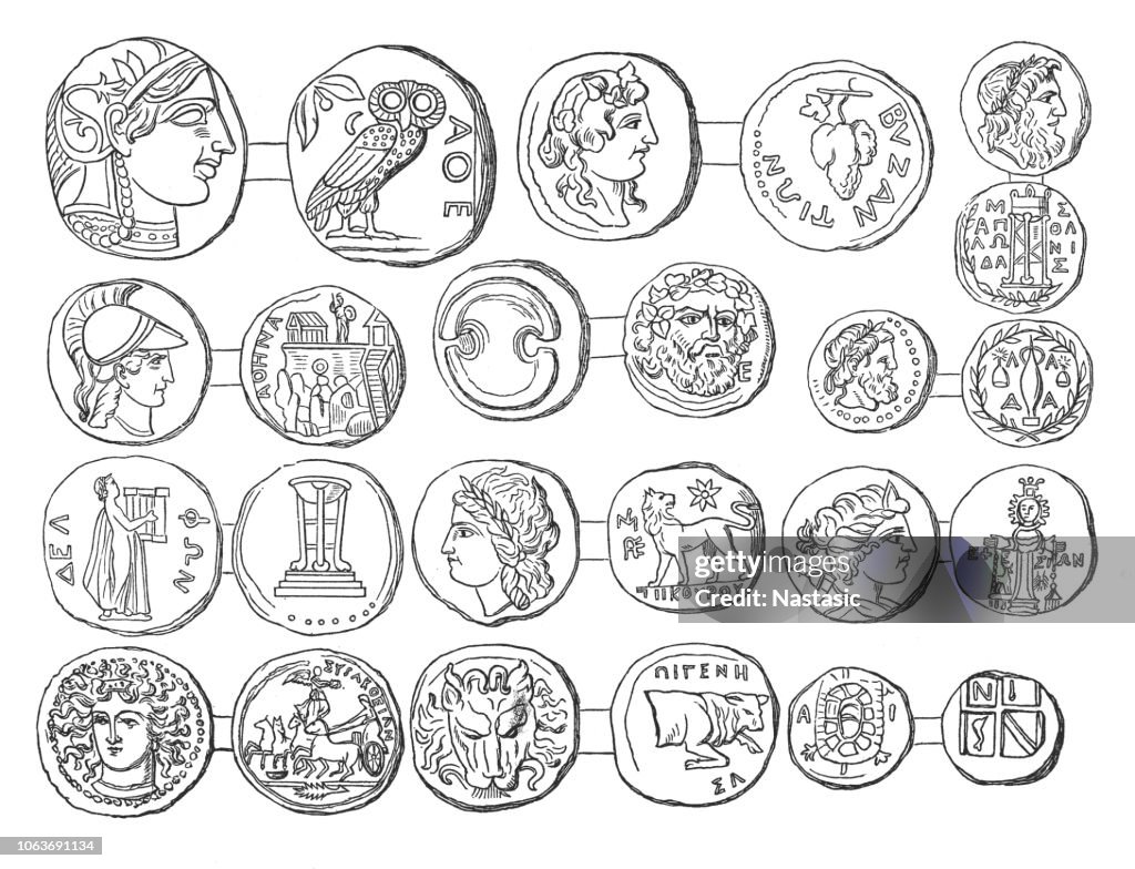Coins of Hellenistic cities and communities