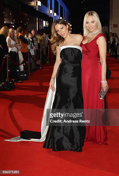 Actress Ornella Muti and her daughter Naike Rivelli arrive for the UNESCO Charity-Gala 2010 at Maritim Hotel on October 30, 2010 in Duesseldorf,...