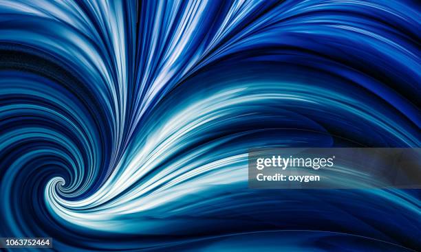 blue abstract background, flame feather - fibonacci art stock pictures, royalty-free photos & images