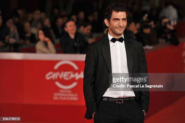 Amr Waked attends the "Il padre e lo stranie" premiere during The 5th International Rome Film Festival at Auditorium Parco Della Musica on October...