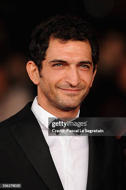 Amr Waked attends the "Il padre e lo stranie" premiere during The 5th International Rome Film Festival at Auditorium Parco Della Musica on October...