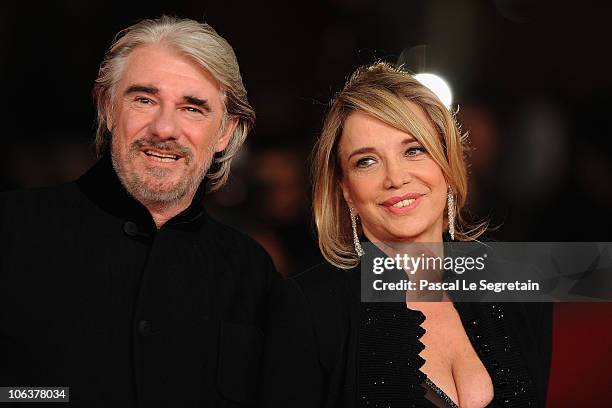 Ricky Tognazzi and Simona Izzo attend the "Il padre e lo stranie" premiere during The 5th International Rome Film Festival at Auditorium Parco Della...