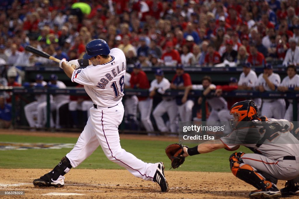 San Francisco Giants v Texas Rangers, Game 3