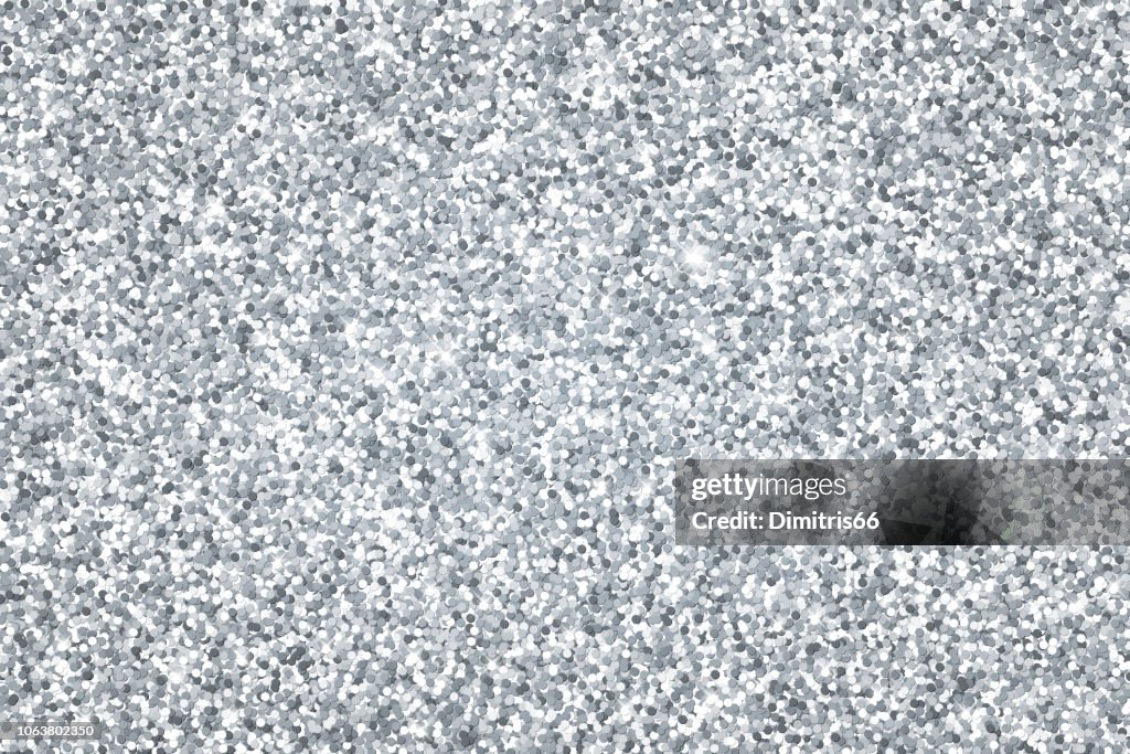 Silverglitter vector bakgrund