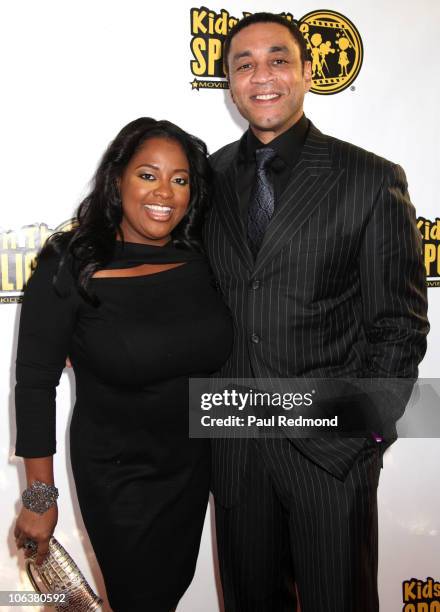Personality Sherri Shepherd and actor Harry Lennix attend Kids in the Spotlight Film Festival at Raleigh Studios on October 30, 2010 in Los Angeles,...