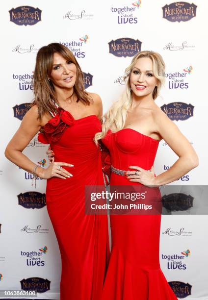 Lizzy Cundy and Kristina Rihanoff attend the Together For Short Livessss 'Nutcracker Ball' at One Marylebone on November 20, 2018 in London, England....