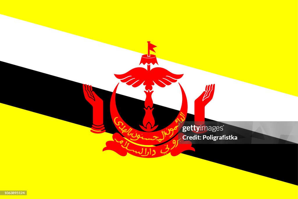Flag of Brunei