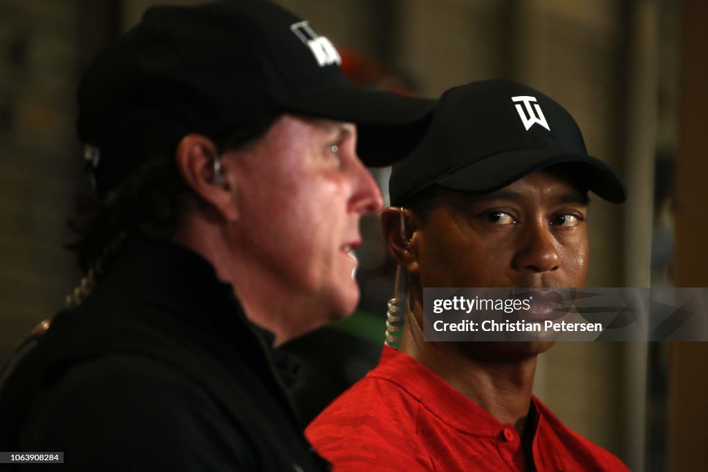 The Match: Tiger vs Phil - Practice Round and Press Conference
