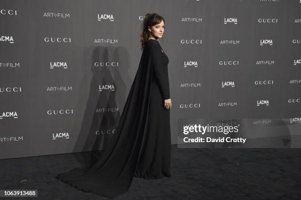 Dakota Johnson attends LACMA Art + Film Gala 2018 at Los Angeles County Museum of Art on November 3, 2018 in Los Angeles, CA.