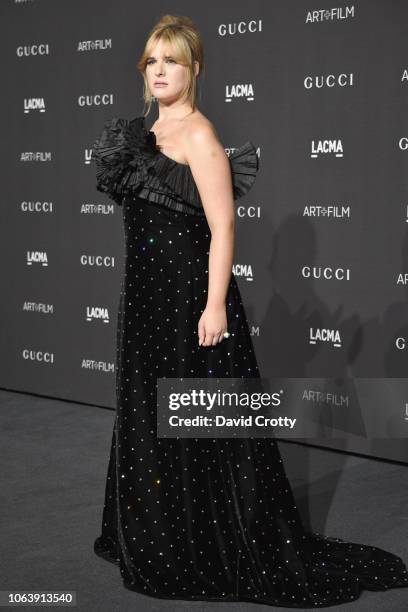 Hari Nef attends LACMA Art + Film Gala 2018 at Los Angeles County Museum of Art on November 3, 2018 in Los Angeles, CA.