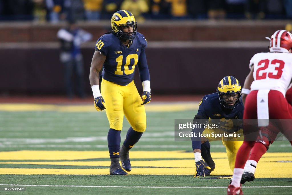 COLLEGE FOOTBALL: NOV 17 Indiana at Michigan