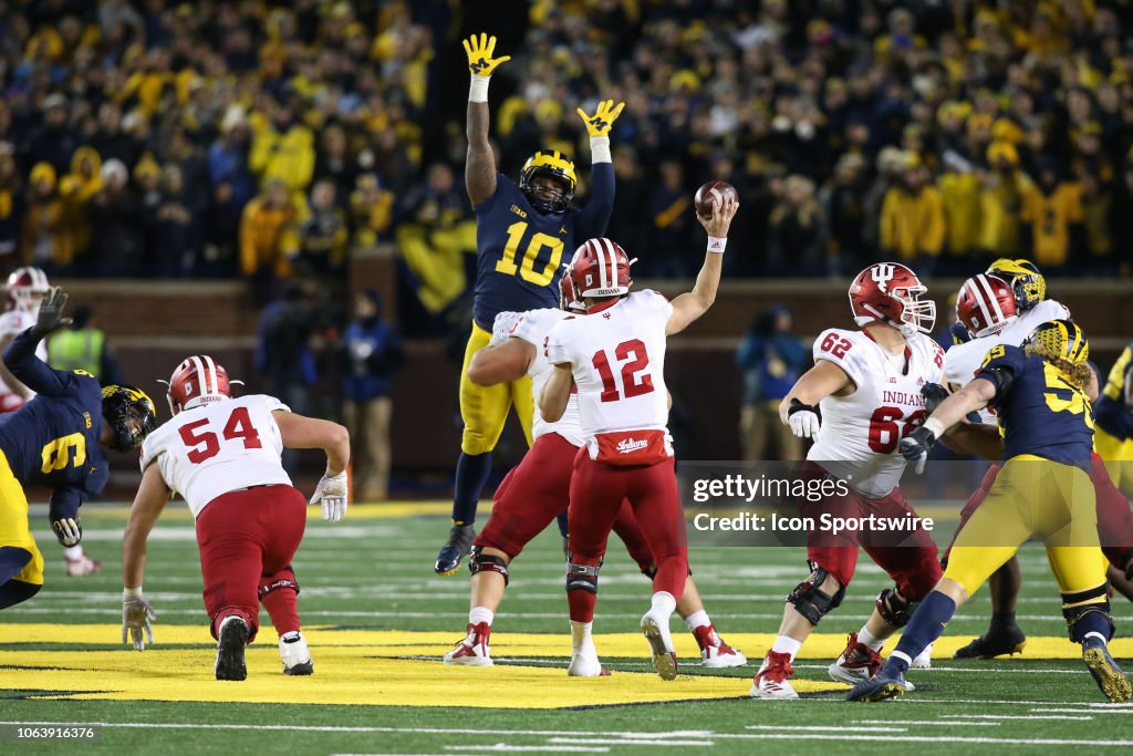 COLLEGE FOOTBALL: NOV 17 Indiana at Michigan